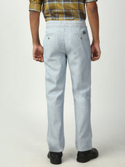 Light Gray Relax Fit Cross Pocket Cotton Pant
