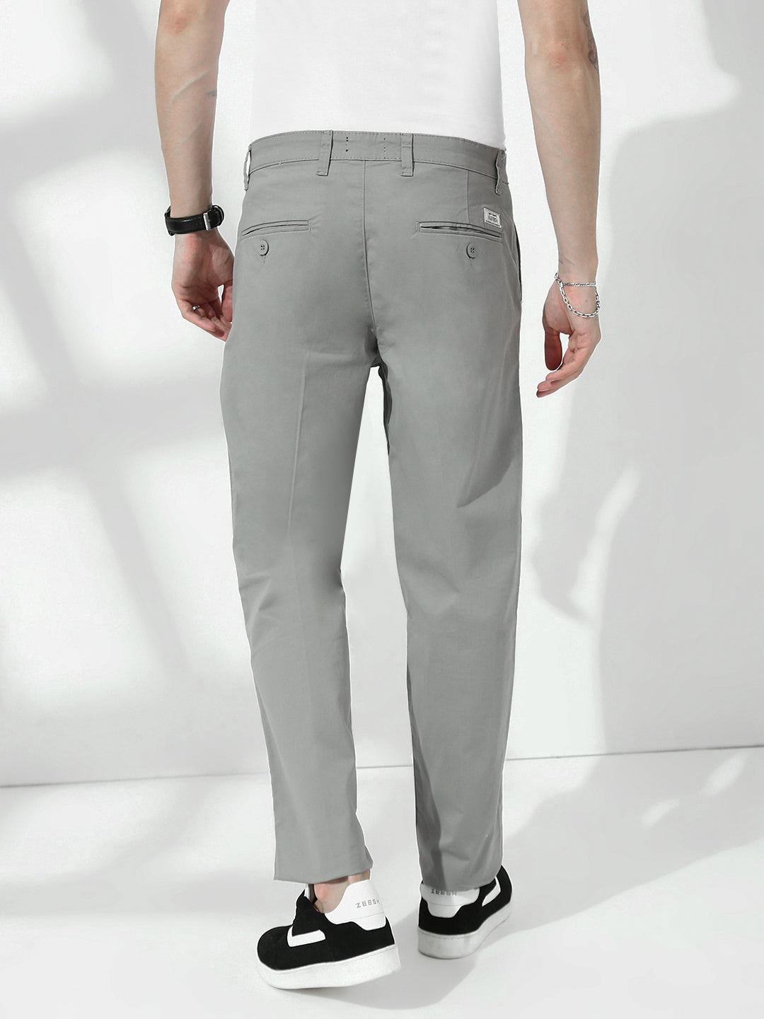 Stone Straight Fit Cotton Pant