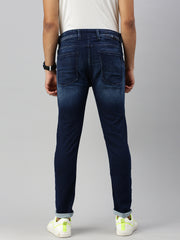 Blue Mild Vintage Slim Fit Stretchable Jeans