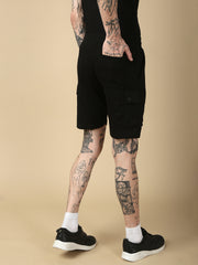 Black Relax Fit Shorts