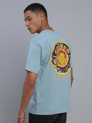 Aqua Blue Polo Cotton T-Shirt