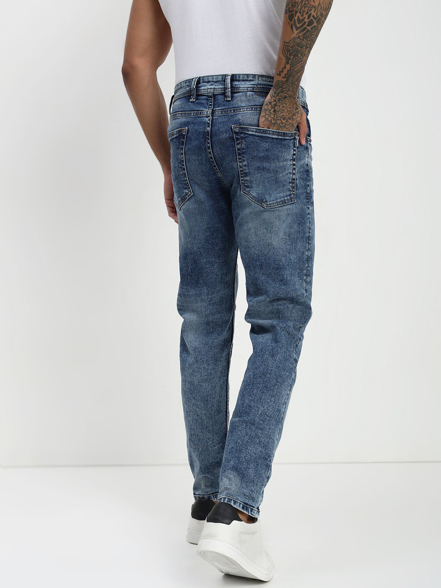 Mild Blue Slim Fit Stretchable Jeans