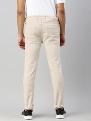 Off White Low Rise Slim Stretchable Jeans