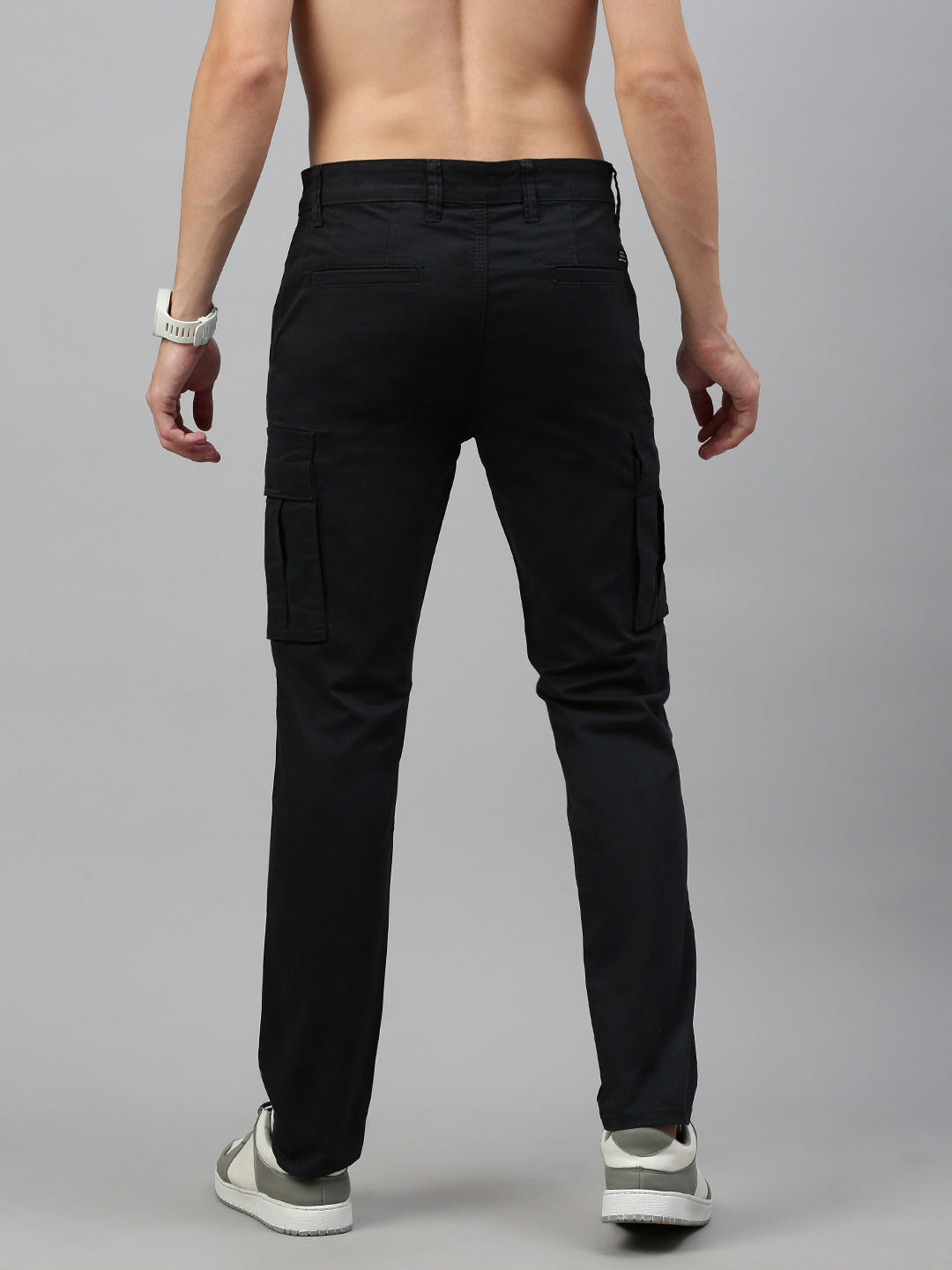 Dark Gray men’s premium cotton cargo pants