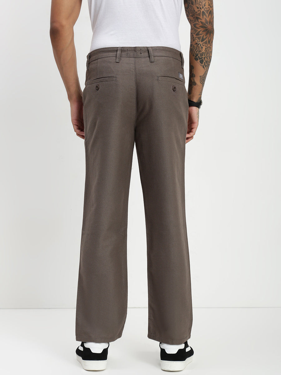 Mouse Relax Fit Cross Pocket Drill Linen Pants