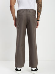 Mouse Relax Fit Cross Pocket Drill Linen Pants