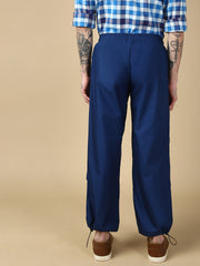 Blue Parachute Cotton Pant