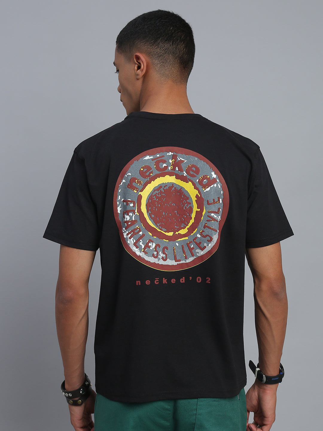 Black Polo Cotton T-Shirt