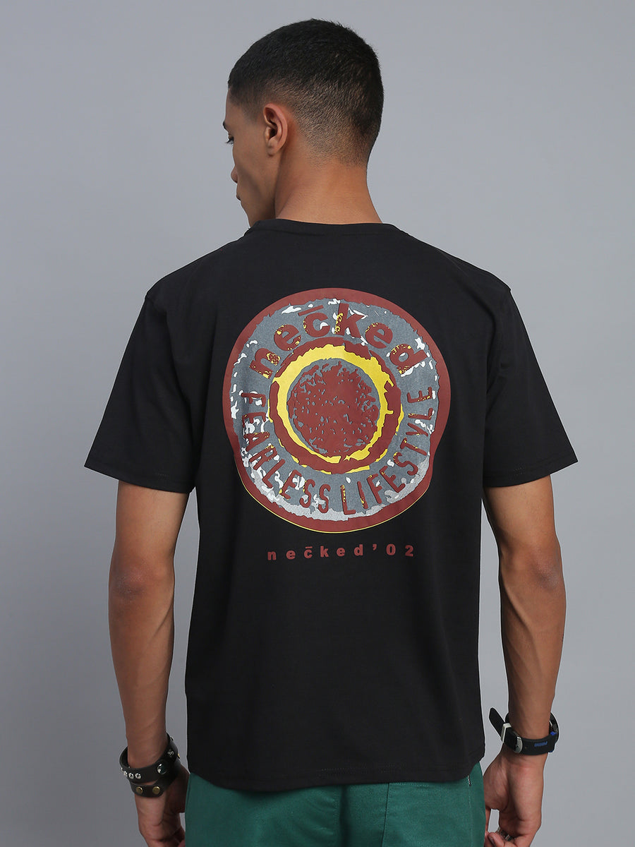 Black Polo Cotton T-Shirt