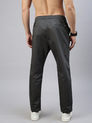 Gray Slim Fit Men’s Cotton Pants