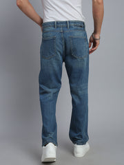 Blue Vintage Straight Fit Jeans