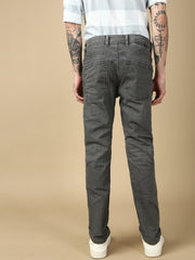 Dark Gray Slim Fit Stretchable Jeans