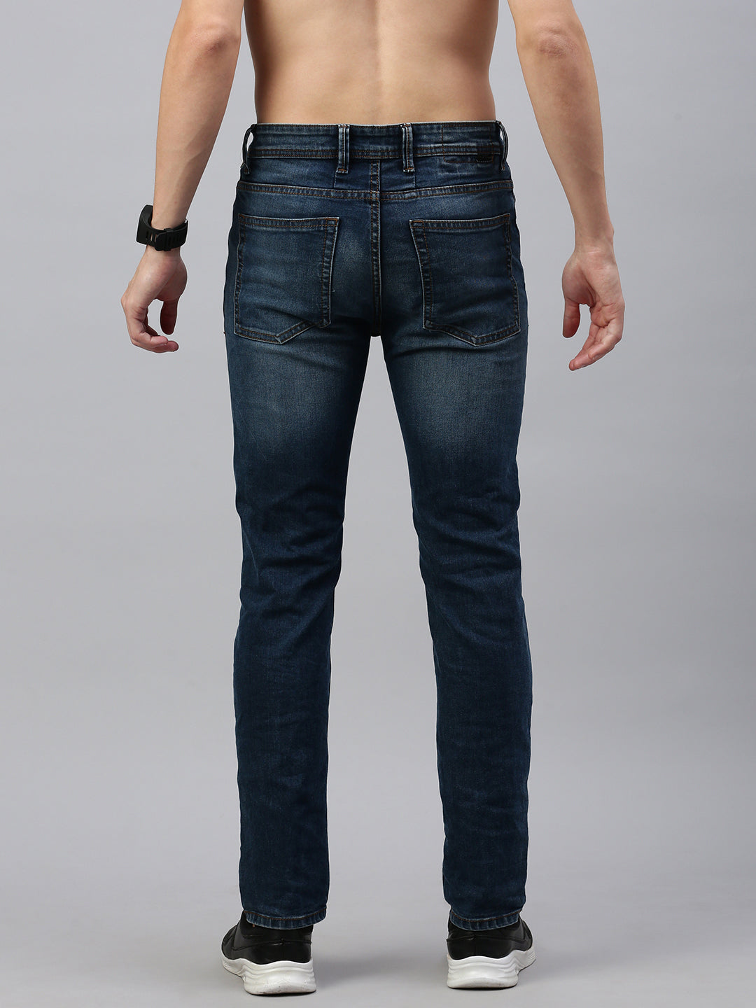 Vintage Mild Blue Slim Fit Stretchable Jeans