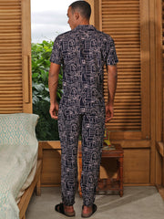 Printed Regular Fit Co-Ords For Men’s