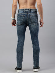 Vintage Mild Blue Slim Fit Stretchable Jeans