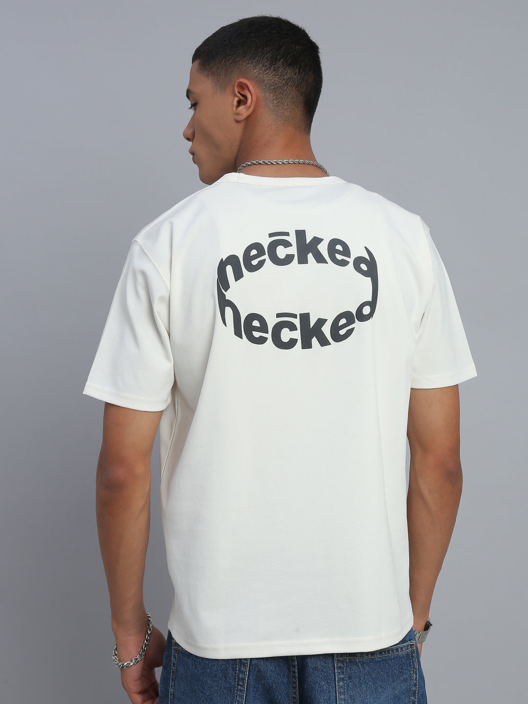 Ivory Cream Polo Cotton T-Shirt