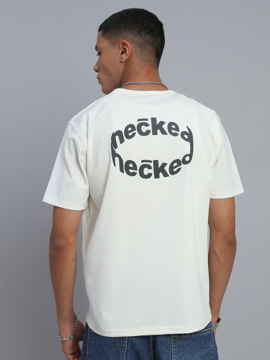 Ivory Cream Polo Cotton T-Shirt