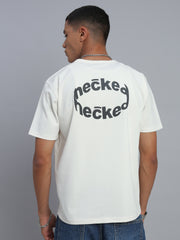 Ivory Cream Polo Cotton T-Shirt