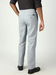 Gray Relax Fit Cross Pocket Cotton Pant