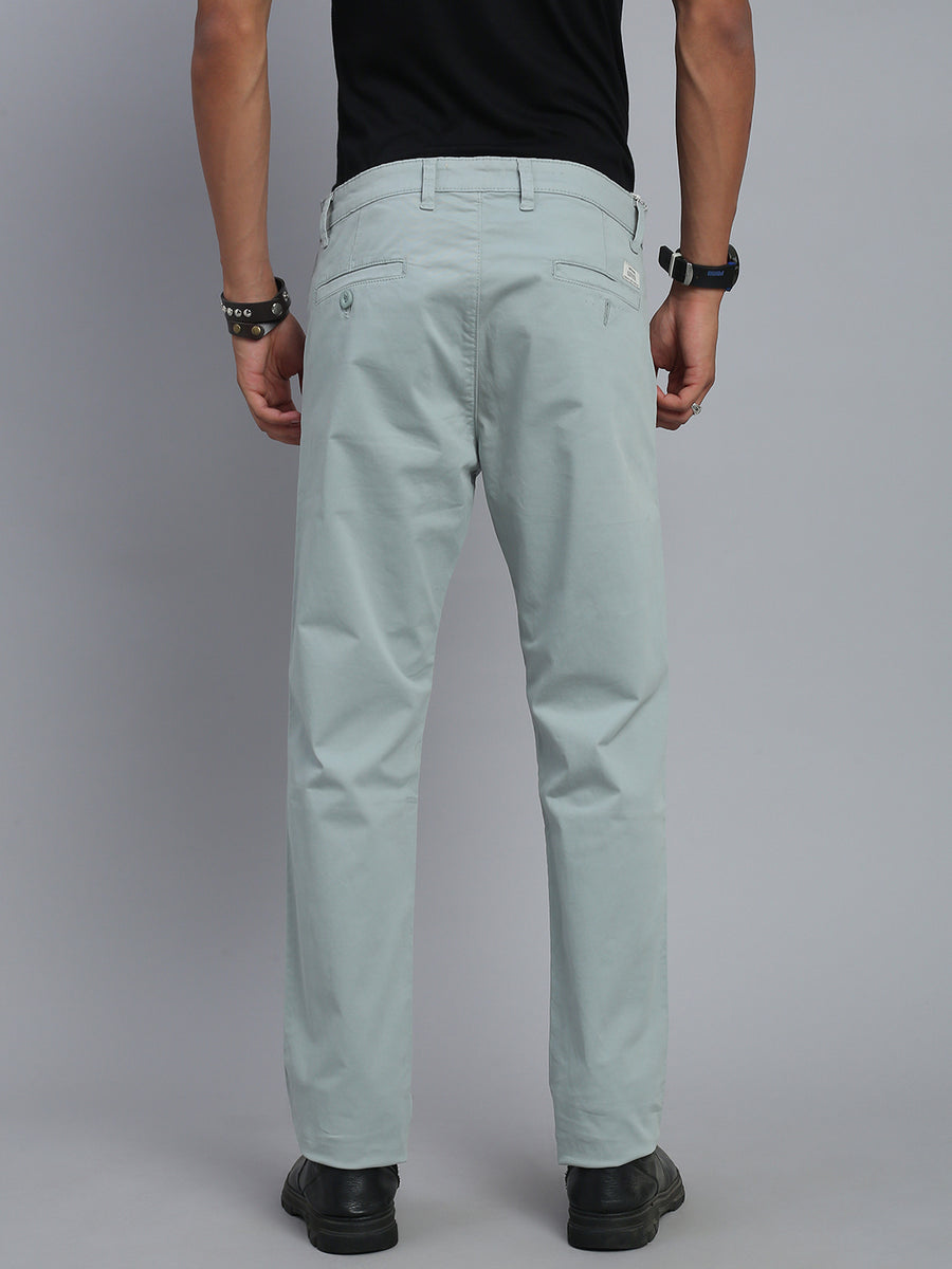 Sky Gray Comfort Slim Fit Chinos Paint