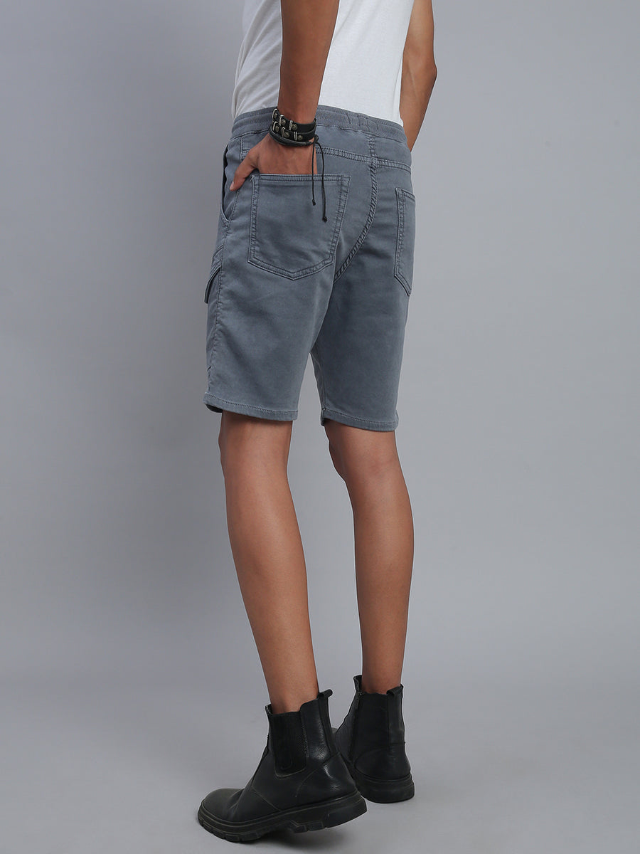 Steel Grey Comfort Fit Shorts