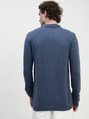 Airforce Knit Cardigan Full Sleeve Relax Slim Fit Shirt Without Pocket