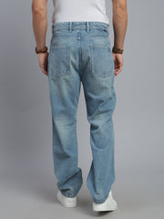 Light Blue Vintage Straight Fit Jeans