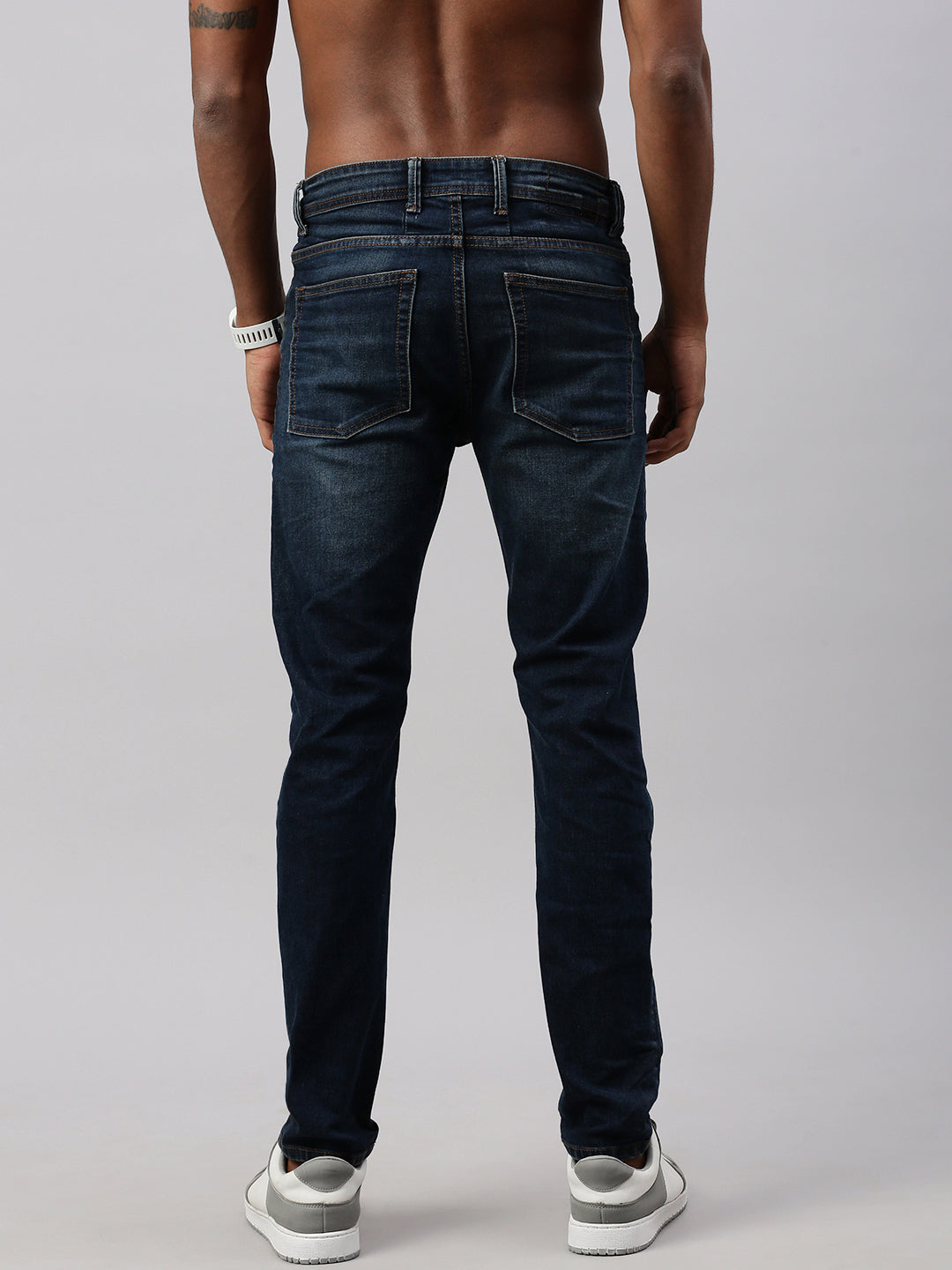 Vintage Mild Blue Slim Fit Stretchable Jeans