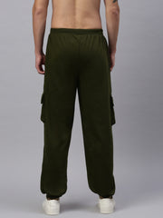 Military Green Cotton Oversize Lower