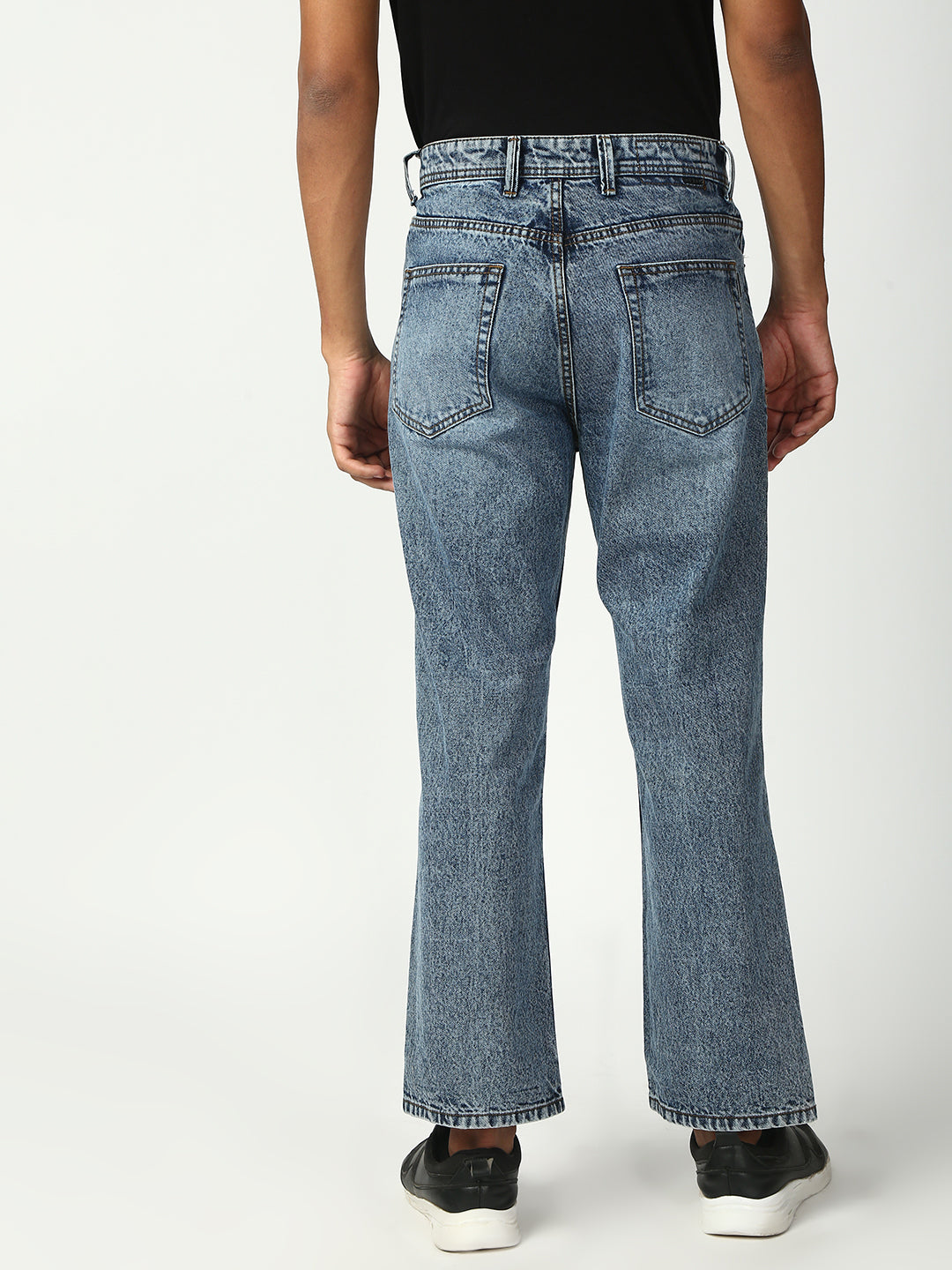 Light Blue Straight Stretchable Jeans