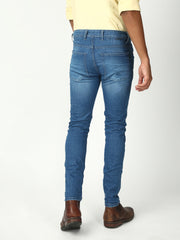 Light Blue Slim Fit Stretchable Jeans