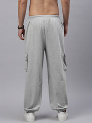 Light Gray Cotton Oversize Lower