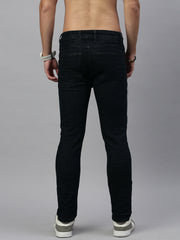 Dark Blue Straight Stretchable Jeans
