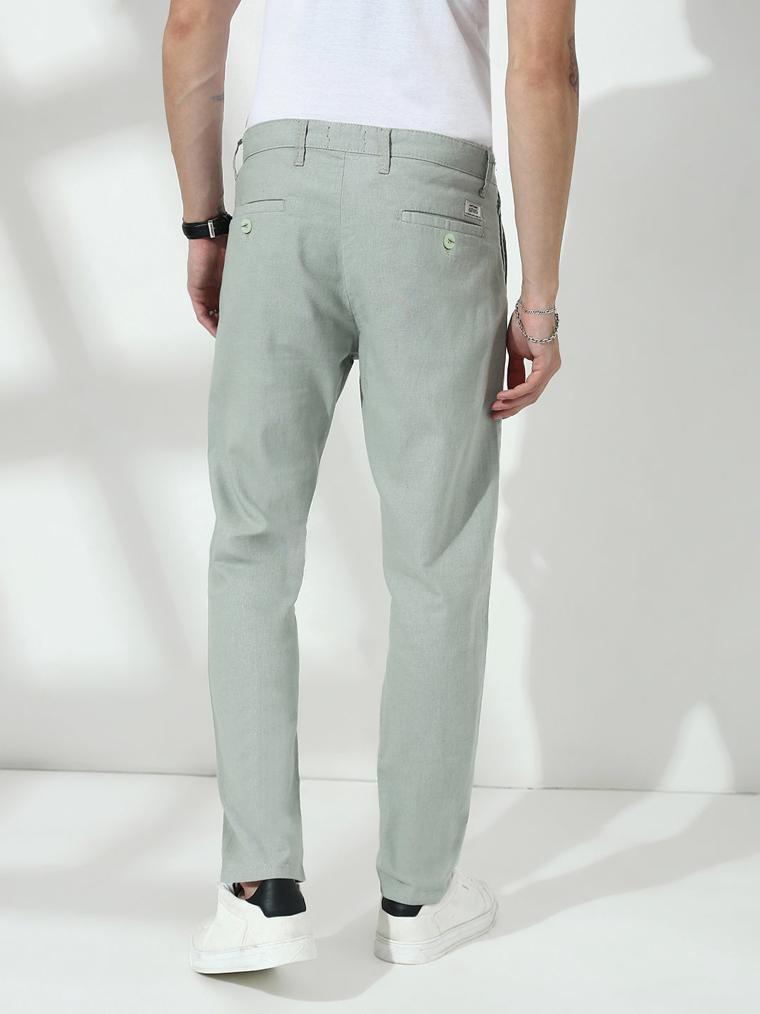 Pista Relax Fit Zip Pocket Linen Pant