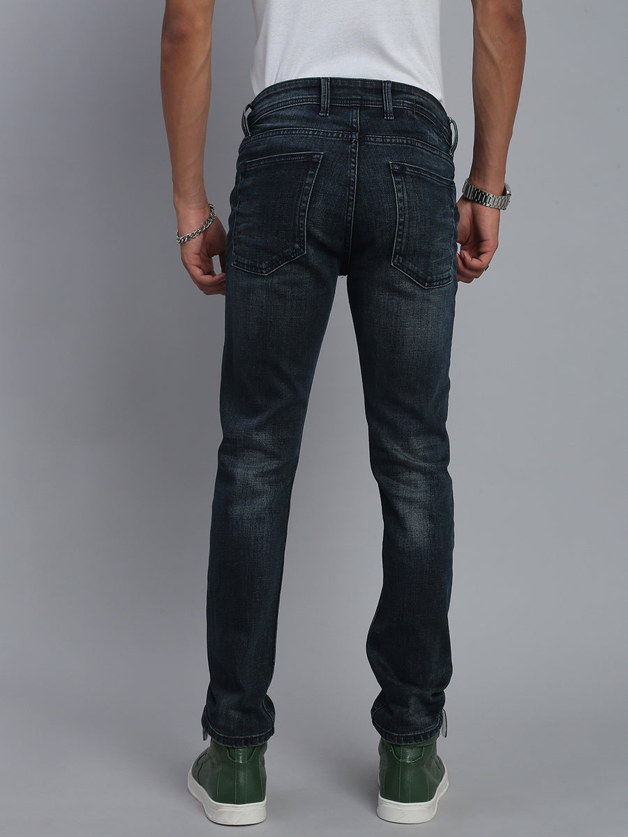 Dark Blue Vintage Comfort Slim Fit Stretchable Jeans