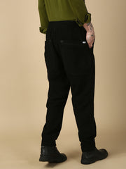 Blue Anti Fit Stretchable Jogger
