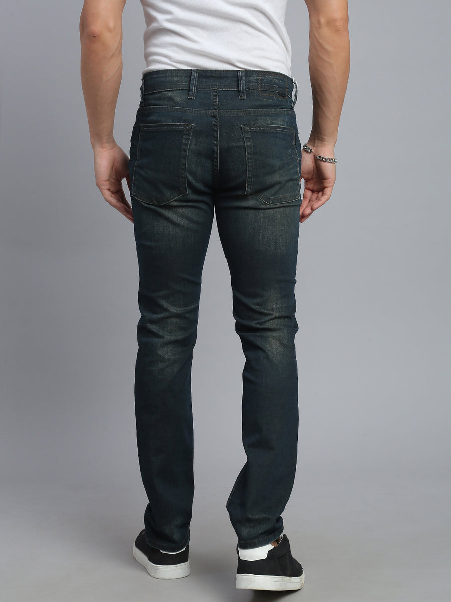 Dark Blue Comfort Slim Fit Stretchable Jeans