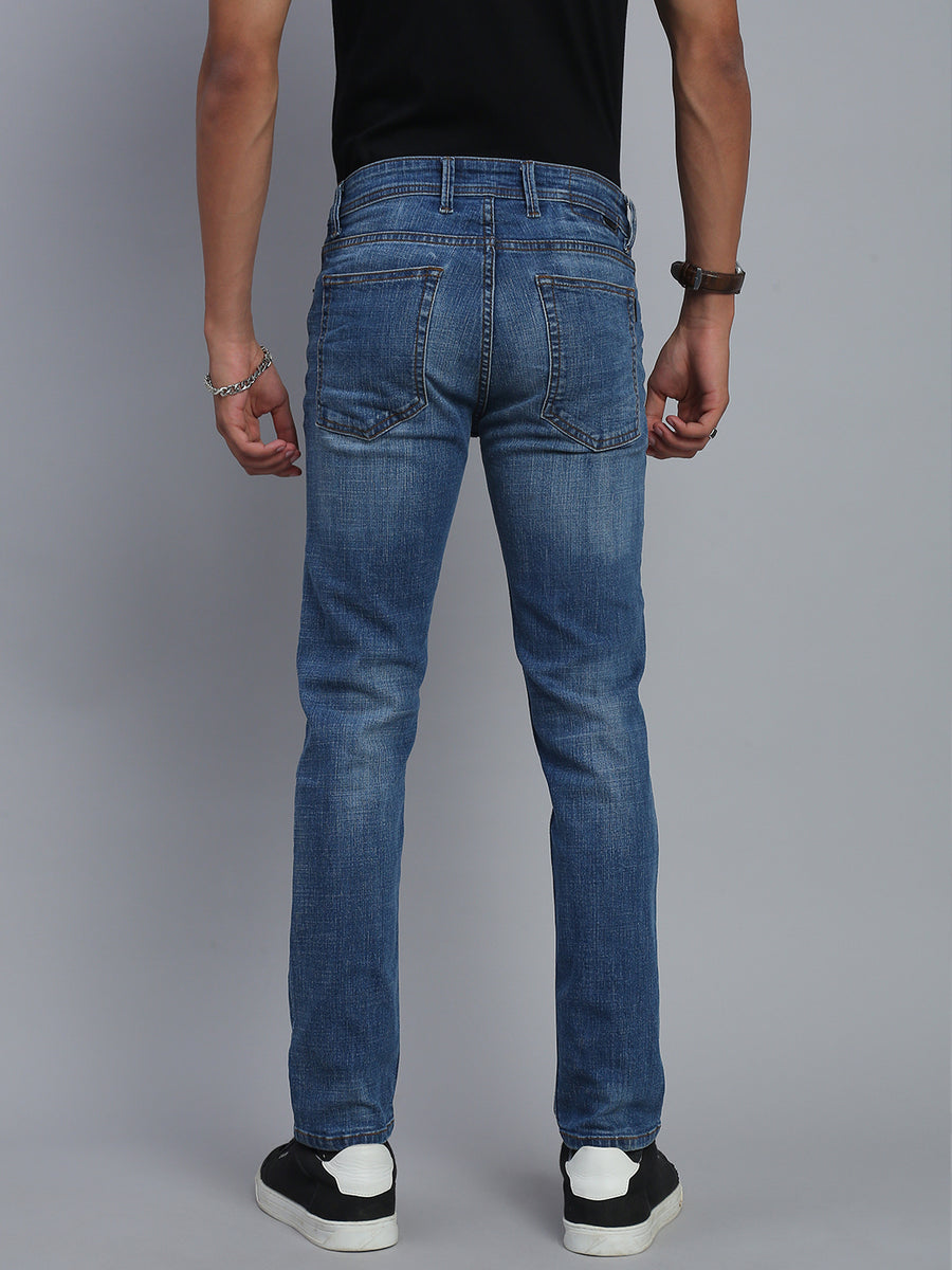 Mild Blue Comfort Slim Fit Stretchable Jeans