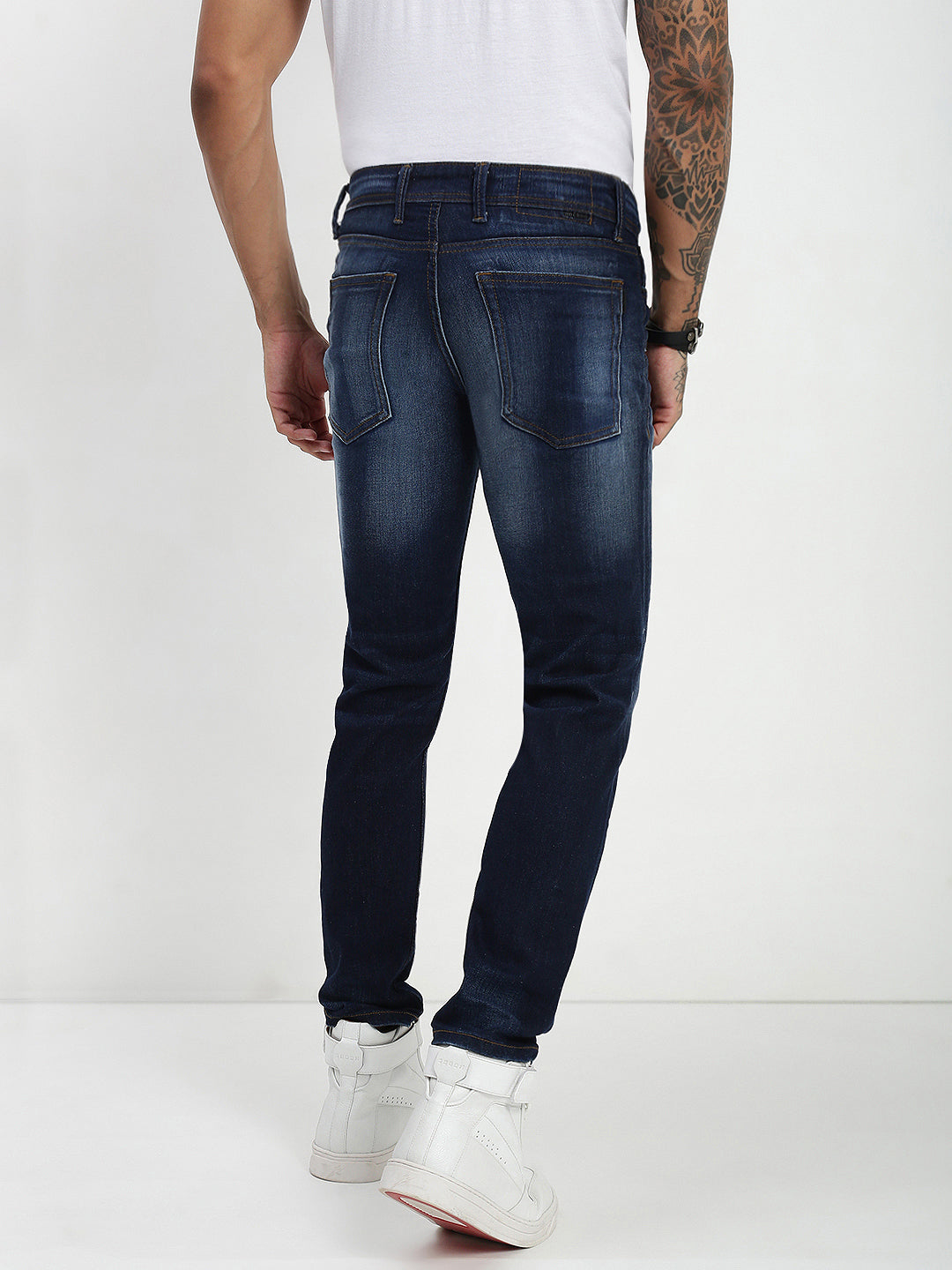 Raw Blue Slim Fit Stretchable Jeans