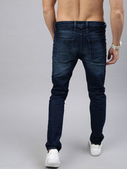 Vintage Blue Straight Stretchable Jeans