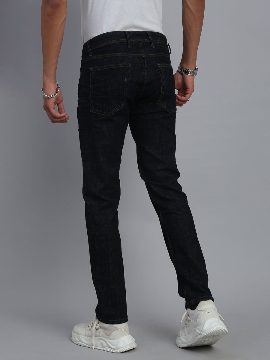 Dark Blue Comfort Slim Fit Stretchable Jeans