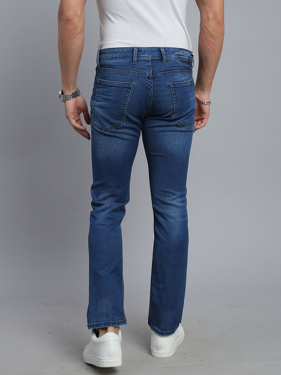 Royal Blue Comfort Slim Fit Stretchable Jeans