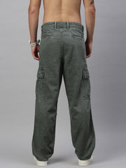 Evergreen Fog Loose Fit Cargo