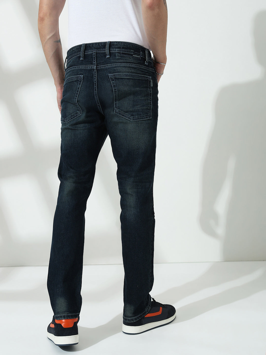 Blue Vintage  Slim Fit Stretchable Jeans