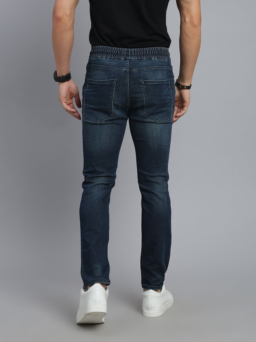 Vintage Blue Relax Fit Stretchable Jeans