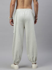 Off White Cotton Oversize Lower