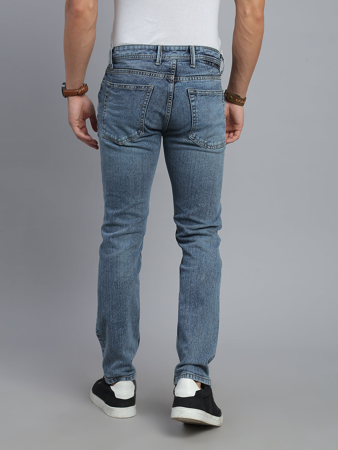 Blue Vintage Comfort Slim Fit Stretchable Jeans