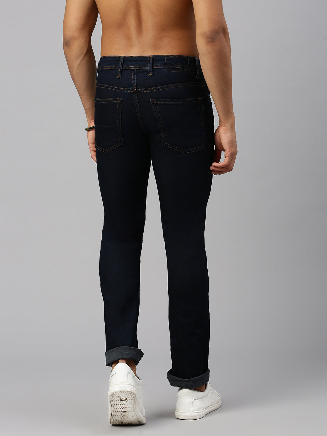 Dark Blue Raw Wash Comfort Jeans
