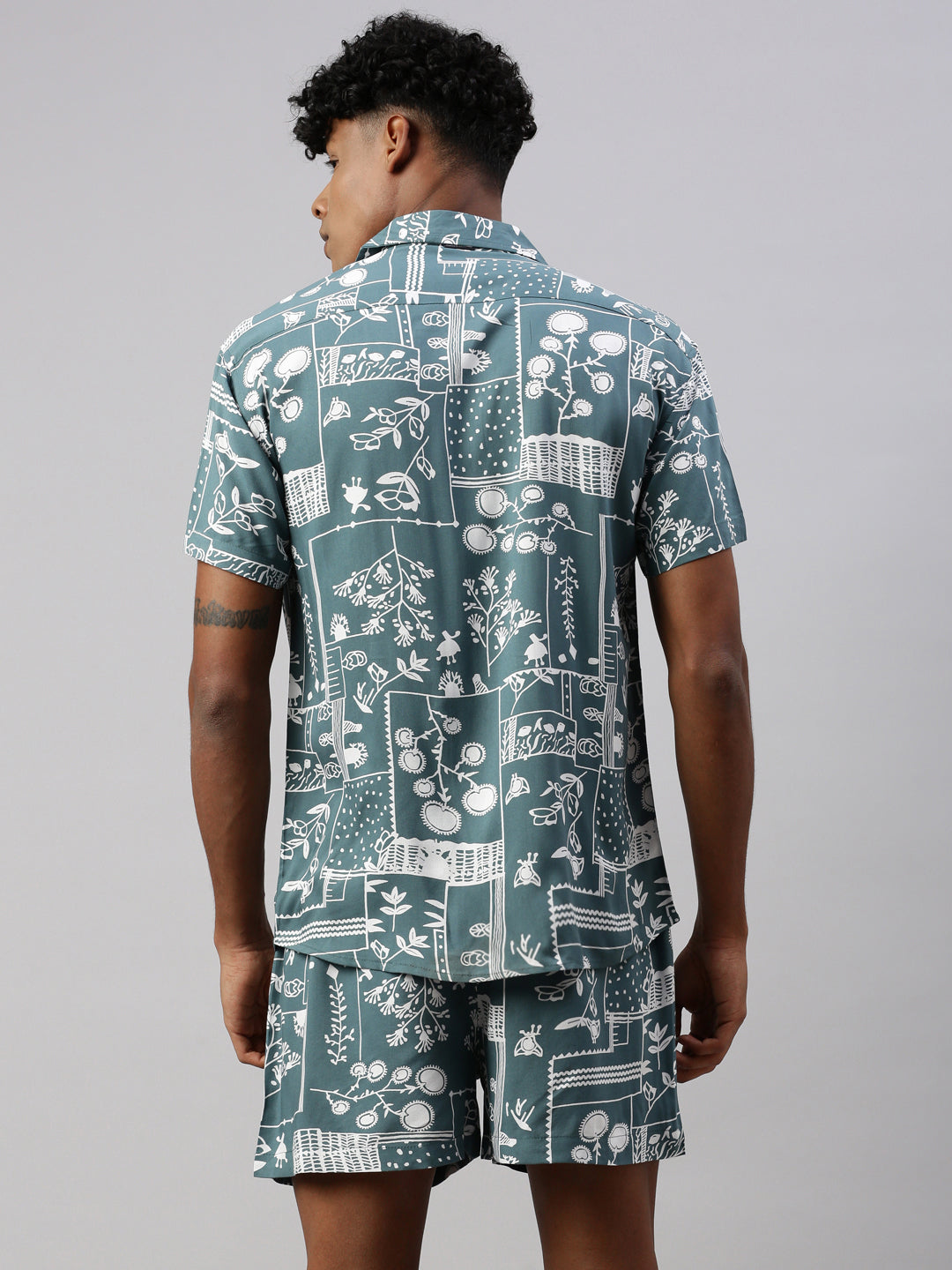 Printed Regular Fit Co-Ords For Men’s
