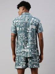 Printed Regular Fit Co-Ords For Men’s